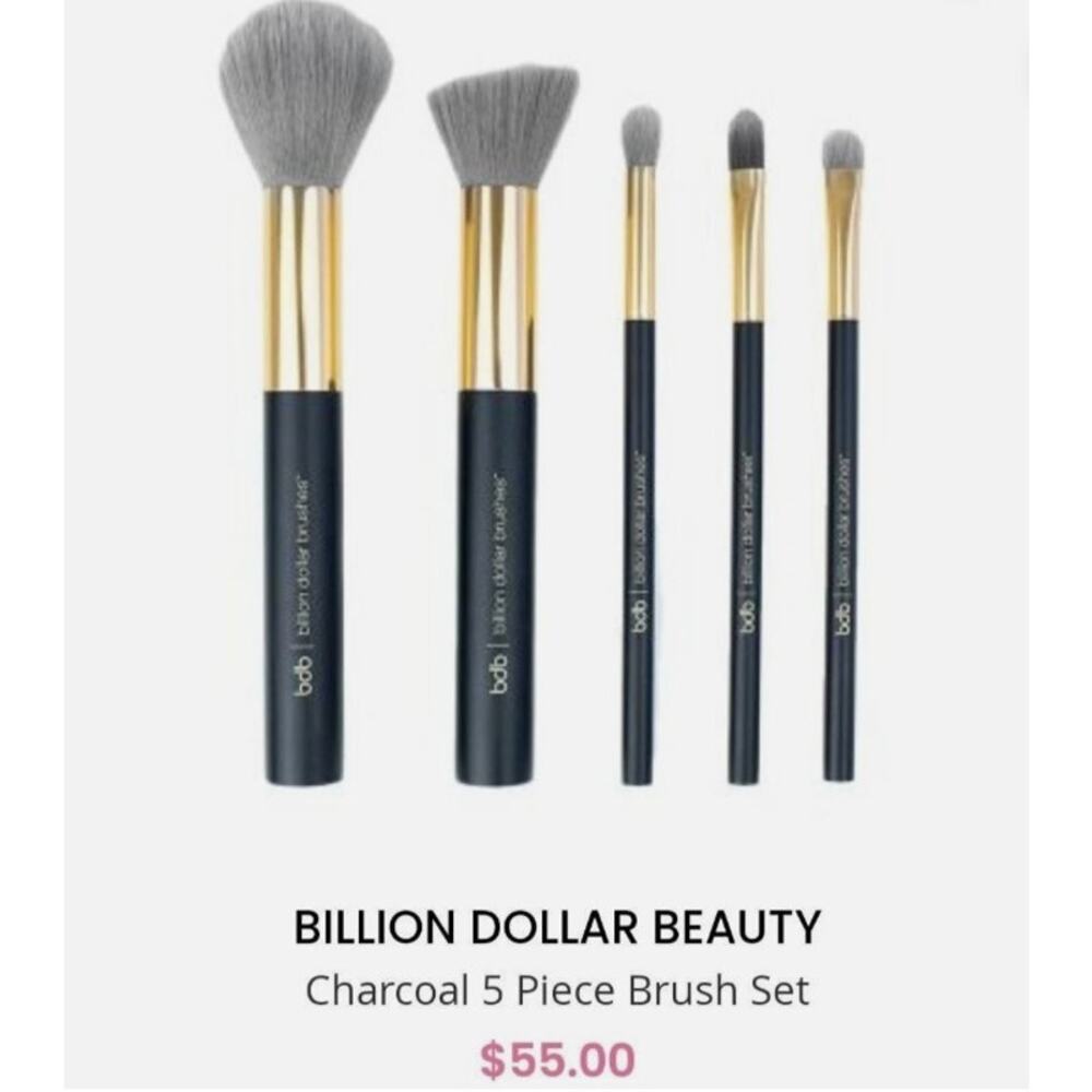 Billion Dollar Brushes charcoal brush Set NIB